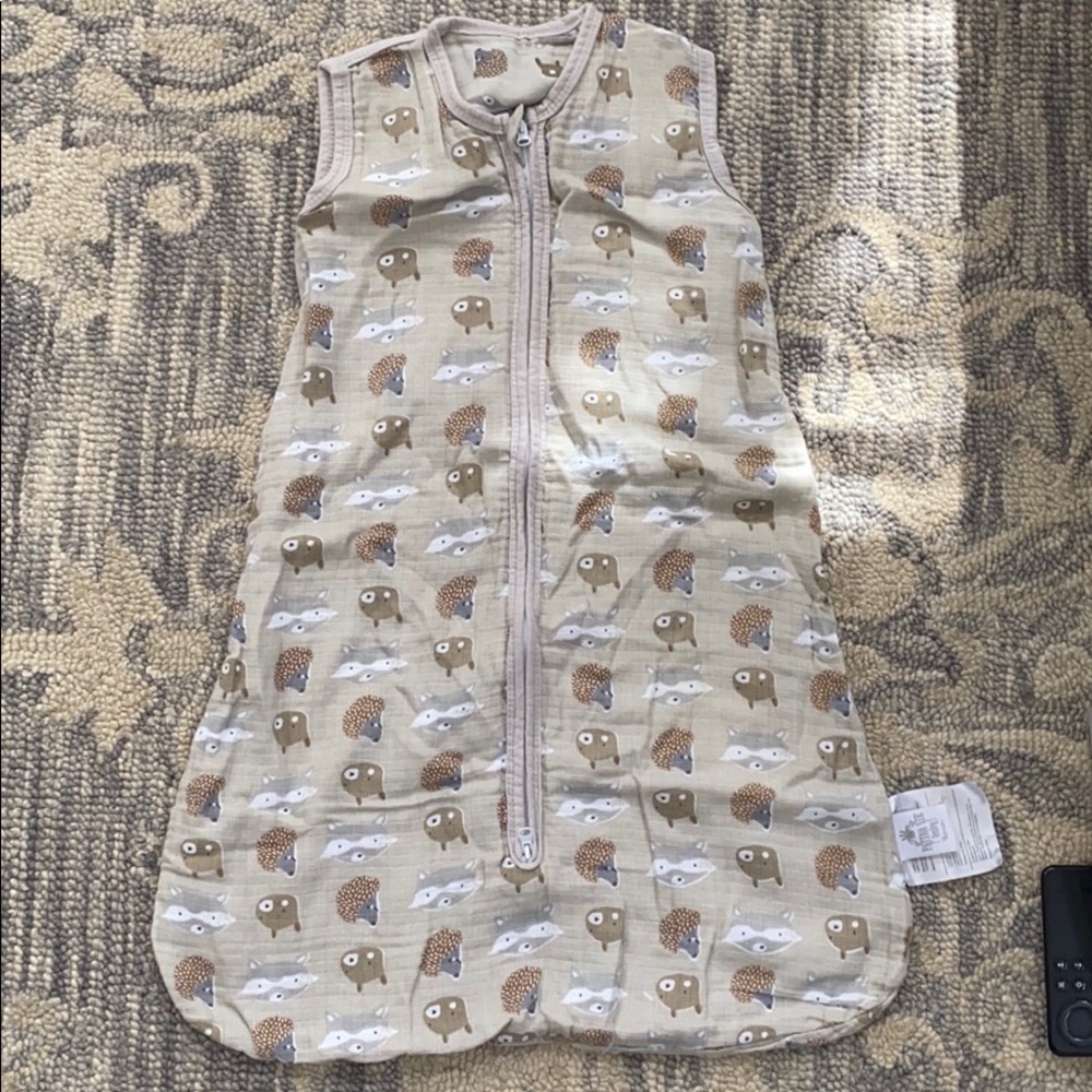 Sleep sack, size M, 100% cotton, full covered zip